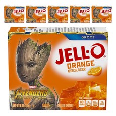 젤오 젤라틴 디저트 오렌지, 170g, 6개