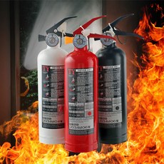 차동차겸용 소화기 차량용소화기 (블랙), 1개, 블랙, 0.7kg