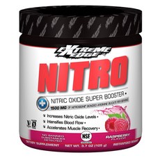 EXTREME EDGE Nitro素食無糖無麩質補給粉 覆盆莓口味, 1罐, 105g
