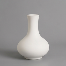 차렌시아 달항아리 도자기 화병 무광 (5 design), 화이트