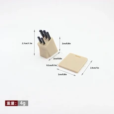 1/12 인형 집 미니어처 커터 모델 장면 소품 베이스 보드 액세서리 장난감 1 세트, 01 1 set