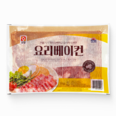 [먹고사는이야기] 사조오양 요리베이컨 1kg 전지 베이컨, 13개