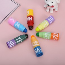 고체형 색연필 형광펜 밑줄 체크 수험생 공부 학습 포인트, B) 파스텔