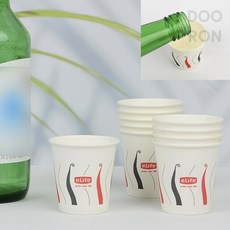 두론샵 종이 소주컵 70ML 10개입 일회용 종이잔 술컵