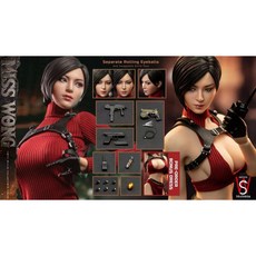 SWTOYS FS056 惡靈古堡 4 艾達王 Miss Wong 1/6 比例人偶 (非 VGM16 VGM21), 1個