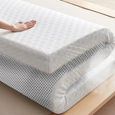 MIGA 침대 바닥 매트 메모리폼 토퍼 매트리스 5cm/7cm/11cm 커버 탈부착 세탁