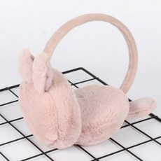 귀마개 겨울 한파 보온 방한 커플 패션 토끼 귀도리, 베이지