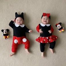 뚜뚜 카라미키슈트 미키슈트 미니슈트 아기슈트 아기헤어밴드
