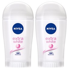 니베아 데오드란트 스틱 엑스트라 화이트 40ml, 2개