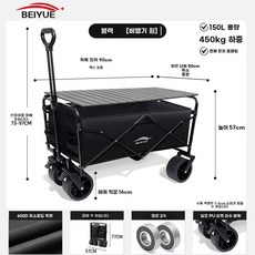 아웃도어 캠핑 카트 야외 웨건 트레일러 접이식 캠핑카, 1개, O. 테이블 상판 세트 비행기 요야 요야 테이블 상판