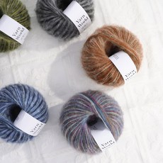 따드탐 라이트 모헤어 겨울실, 1개, 003. 카키