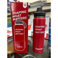 東芝TOSHIBA TS-1001 磁吸蓋650ml太空保溫壼，簡約時尚，保溫效果持久，安全無毒材質, 1個