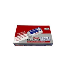 PENTEL 飛龍 標準型 橡皮擦 塑膠擦, 1個, 標準型ZEH-05盒裝(48入)