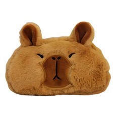 ARTJOY 表情豐富水豚君筆袋 多功能收納包, 1個, 津津有味