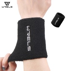 WRELS 초경량 터프트 스포츠 손목보호대 가압 통기성 남녀공용 러닝 등산 여름용, 1개, 블랙