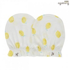 아가방 중계점 세콤 레몬 손싸개 (YELLOW) *2025년 NEW ITEM* 새콤 상큼 레몬 패턴 디자인 소프트한 소재 가볍고 편안한 착용감의 손싸개