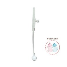 Babymate 兒童企鵝吸管珠珠杯吸管耗材(3入)定期更換，確保寶寶飲水衛生, 1個