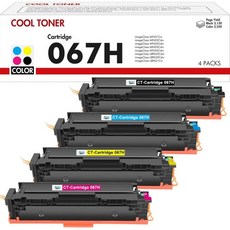 Cool Toner TN248 MFC-L3760CDW TN248XL TN-248XL 硒鼓：兼容 MFC-L3740CDW MFC-L3740CDWE TN-248 Brother DCP, 067H 4Pack Color
