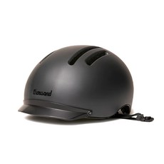 Thousand 따우전드 싸우전드 챕터 전기 전동킥보드 헬멧 자전거 어반 브롬톤, 챕터 콜렉션-레이서 블랙, 1개