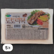 당일생산 더드림 도토리묵 도토리100%, 5개, 400g