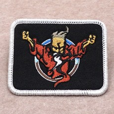 雷霆穹頂刺繡士氣章 魔鬼氈布章, 1個, AE160-2 縫製款