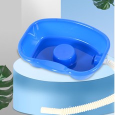 환자 노인 임산부 누워서 침상 머리 감기 세 용 목욕 의자 샴푸 간병 품 성인 캡 미 세발기, 1개