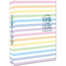 18K26孔資料夾 18K活頁夾 26孔文件夾 卡通收納夾 文件歸納夾 便攜活頁本 活頁資料冊 可愛資料夾 大容量資料夾, 1個, JJF26826-6多彩