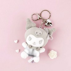 산리오 쿠로미 실버 가방고리 키링 8cm