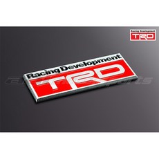 TRD 金屬銘牌 B樣式, 1個