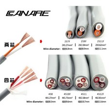 1미터 일본 CANARE 2/4 코어 스피커 케이블 오디오 서라운드 2S7F 4S8 4S10F+, 01 1 Meter, 06 2S9F 2X2.18mm2