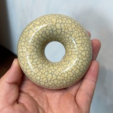 龍泉青瓷 傳世哥窯 甜甜圈鎮紙, 商品主圖, 1個