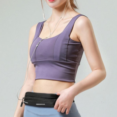 러닝 허리 가방 슬림 조깅 야외 스포츠 벨트 백 운동 수납 슬림벨트 등산용 보조 방수, 핑크