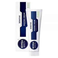 NIVEA MEN 민감성 면도 크림 99.2g(3.5온스) 튜브, NIVEA MEN 민감성 면도 크림, 99.2g(3.5