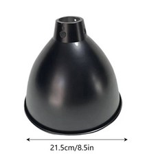 발열전구 온열 열등 파충류 돔 라이트 열 램프 그늘 일광욕 도마뱀 전구 반사 커버 수염 난 탱크, CHINA, 8.5inch