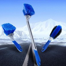 차량 바퀴 휠 브러쉬 셀프 세차 용품 타이어 크리너, 6x27CM, 1개