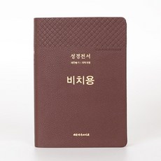 비치용 큰글씨성경전서 NKR73THU 중합본 개역개정 새찬송가 무지퍼 브라운, 편집부