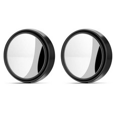 자동차 사이드 사각지대 보조미러 거울 부착식 안전 거울 fra+312TZ, 사이드보조미러2P_블랙