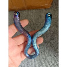 鈦合金 美卡 樹紋雕刻烤色 弓箭射箭配件, 如圖所示, 1個