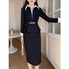 2부 피로연 드레스 퓨전 한복 스타일 철릭 원피스