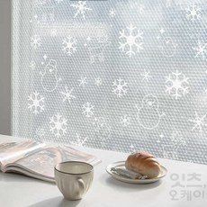 창문 단열 시트 결로방지 에어캡 겨울철 창문 뽁뽁이 난방 문풍지 냉난방 시트지 절감 외풍 차단, 패턴 단열시트_1m X 5m (눈꽃)