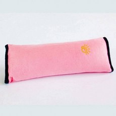안전벨트 편안한 베개 쿠션 핑크, 1개