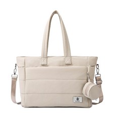 하보 대용량 기저귀가방 보온 방수 엄마가방 크로스 토트, 카키