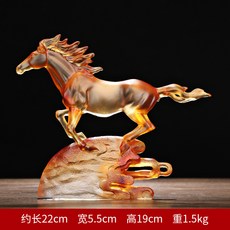 擺件立馬成功琉璃室商務, 1件, 小號立馬成功:如圖所示
