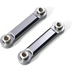 MJX 하이퍼 Go 14301 14302 114 원격 제어 자동차 호환 수정 액세서리 부품 업그레이드 금속 조향봉 RC 파랑, 회색