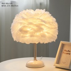 세라믹 테이블 램프 빈티지 무드등 침대옆 침실 인테리어용 고급 감성 스탠드 조명, 얼음균열 도자기 천사 화이트 리모컨 버튼 스위치