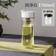 DFMEI 新款Tritan泡茶杯大容量水杯茶水分離男女生便攜環保磁吸商務杯子, 1個