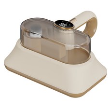 無線家用充電除蟎儀器紫外線香薰殺菌去除蟎蟲超大吸力牀上吸塵器, 一台, 白色【紫外線殺菌+智能數屏顯+濾芯】