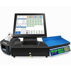 15吋觸控主機 磅秤版軟體 出單機 電子磅秤 電子錢箱, 1個, 含稅價, 自取價