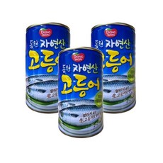 동원 고등어 원터치 통조림, 300g, 3개