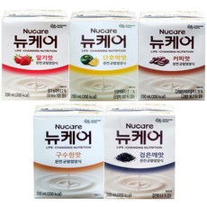 뉴케어 딸기 커피 호박 검은깨 구수한맛 5맛, 30개, 200ml